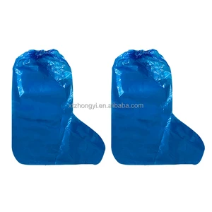 Disposable PE Shoe Cover with Easy-On Design