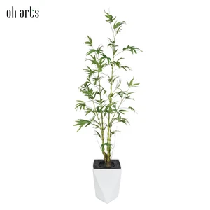 Superior Quality 6ft 180cm Oh Arts Chinese Bamboo Tree Bamboo Artificial Tree Bambusa Ventricosa Buddha Belly Bamboo For Decor