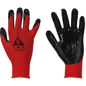 13 Gauge Safety Gloves with Smooth Nitrile Palm