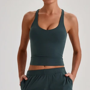 Breathable Stretch Tight Fit Quick Dry Yoga Tank Top