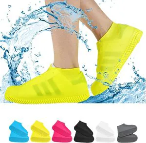 Waterproof Shoe Covers, Non-Slip Water Resistant Overshoes Silicone Rain Shoe Cover Outdoor Cycling Protectors for Men Women Kid