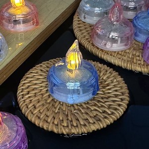 Floating Plastic LED Waterproof Candle Light for Contact Water Activation Home Wedding & Bar Ambiance Decor