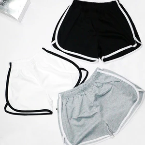 Custom Sports Beach Short Summer New Elastic Drawstring Patchwork Soft Plus Size Women's Shorts for Girls Gym Biker Shorts
