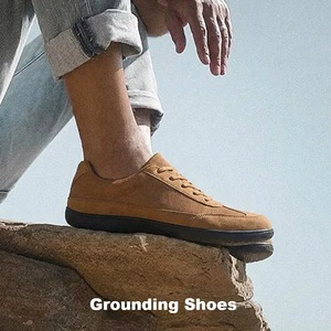 Sensory Feedback Free Your Feet Wide Toe Box OEM / ODM Shoe Kit Grounding Canvas Earthing Shoes