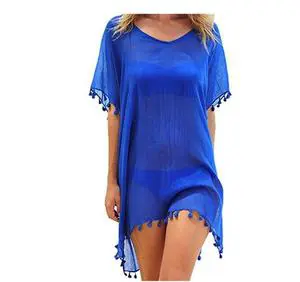 Hot Sale Colorful Color Beach Wrap Beach Cover-up Beach Blouse