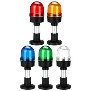 Industrial Grade LED Audible Visual Alarm 3 Adjustable Working Modes Rotating Flashing Safety Indicator Lamp