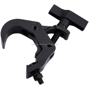 Wholesale Aluminum Alloy Black Finish Moving Light Hook Stage Fastener Hardware for Truss Clips Stage Beam Light C Rigging