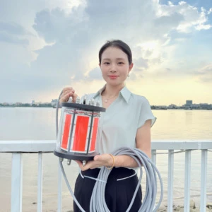 Customized 1000W IP66 LED Fishing Lights Lamp Marine Attract Squid Tuna Cyan Red Green LED Fishing Lights Underwater For Boats