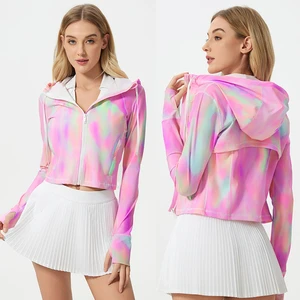 YMR-D25018 Wholesale outdoor sun protection clothing women's UPF50 anti-ultraviolet breathable quick-drying sports jacket
