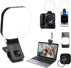 Portable Video Camera Lights Phone Back Clip 2000mAh 10M Brightness Type C Rechargeable Fill Lamp for Livestream Tiktok
