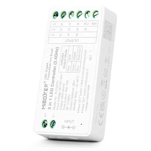 FUT037S+ 3 in 1 Miboxer Magic 2.4GHz RGB RGBW RGBWC RGB+CCT 5 Channel Miboxer LED Controller