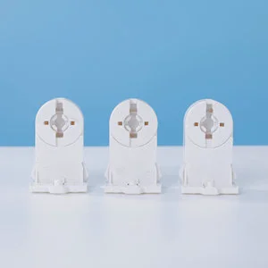 Factory Direct High Thermal Conductivity UV Germicidal Disinfection Screw Lampholder 250V White Plastic Socket for UV Lamp