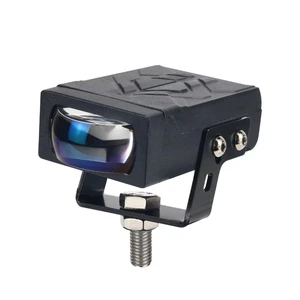 Hot Selling Car Grille Lights Mini Square Grille Lights Yellow And White Led Motorcycle And Electric Vehicle Spotlights