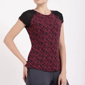 Casual everyday women t shirt short sleeve round neck plain top cotton material loose fit perfect for summer outfits