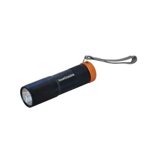 CFG 1W LED Black Aluminum Battery Powered Flashlight