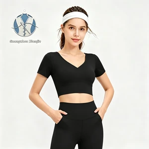 Women's Short-Sleeve Sports Top, Slimming Fit, Quick-Drying, Summer Thin Short-Sleeve Casual Yoga Wear