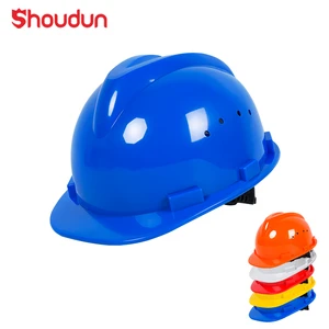 Classic V-shaped Head Protection Hard Hat Construction Safety Work Helmet Industrial Safety Helmet Factory Direct Cheap