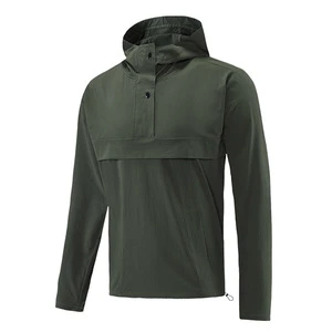 Custom Windbreaker Top Sports Jackets for Outdoor Workout Pullover Fitness Coats for Fishing Sun Protection Clothing