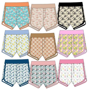 High-quality Children's Summer Beach Shorts with Decorative Edges, Custom-designed Patterns, Comfortable Boys' Swimming Pants