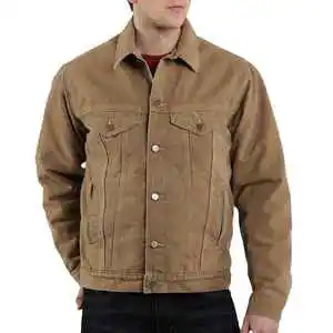 Custom Men's Denim Jackets and Jeans Sets Long Distressed Selvedge Waxed Pearl Hoodie Styles Plain Dyed Techniques