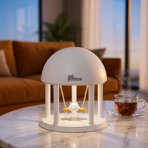 Bedside Lamp With Projection Led Decorative Bedside Rechargeable Usb Bedroom Reading Warm Desk Table Speaker Lights Tables Gift