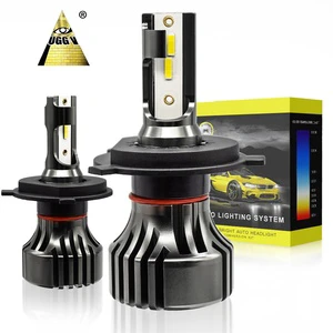 UGDA LED Headlight Bulbs 50W 6000K Super Bright Focus Beam 360° Adjustable Fast Cooling IP68 Waterproof Car Headlight Upgrade