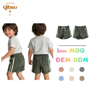 High Quality Comfortable Casual Corduroy Drawstring Elastic Waist Side Striped Bottom for Daily Wear Summer Outdoor