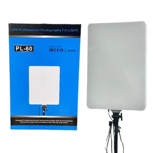 LED Video Light with Stand and Remote Control, Dimmable Photography Fill Light Panel for Live Streaming YouTube TikTok Zoom