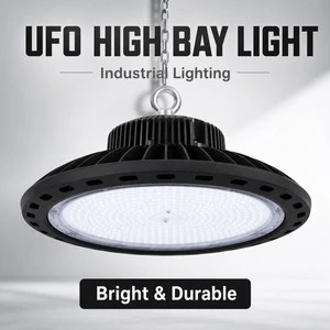 Industrial High Bay Lighting IP65 100w 150w 200w Round Pendant UFO High Bay Led Lights for Workshop Warehouse Fixture