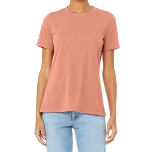 Casual Women T Shirts V-neck Solid Color 100% Cotton Breathable Fashion Tops Lightweight Comfortable Outfit for Streetwear