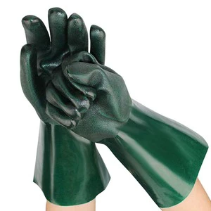 Wholesale High Quality Chemical-Resistant PVC Industrial Safety Gloves Flexible & Durable Work Hand Protection
