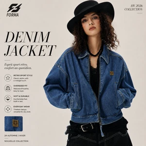 Women's New Fashion Reversible Denim Jacket Black Plain Washed Cotton Wholesale Casual Jacket for Women with Finished Processing
