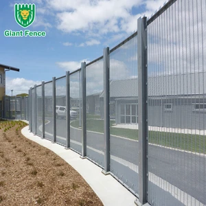 High Security Clearview Fence 358 Anti-Climb Metal Wire Prison Mesh Powder Coated 3D Modelling Service Available