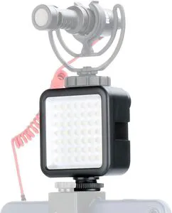 Ulanzi Ultra Bright LED Video Light - LED 49 Dimmable High Power Panel Video Light for DJI Ronin S SC OSMO Mobile 3