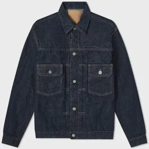 Fashion Casual Denim Jackets for Men 2023 Plain Denim Jackets Men Custom Denim Jacket