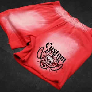 High Quality Washed Sun Faded Shorts Heavyweight Jogging Vintage Distressed Streetwear Acid Washed Shorts For Men