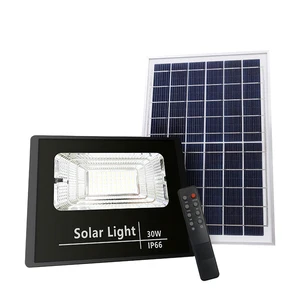 Solar Powered LED Flood Light Outdoor Remote Control Waterproof Security Lamp Long-lasting brightness