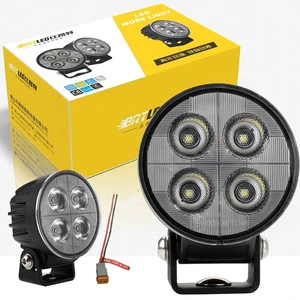 BRTLED 40W Round Agricultural LED Work Light For Tractor With 5700K Color Temperature And IP68/69K Waterproof Rating