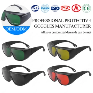 Laser Glasses CE EN207 532nm 1064nm OD6 Anti-Impact Eyewear For Industrial Laser Equipment And Aesthetic Treatments Laser Safety