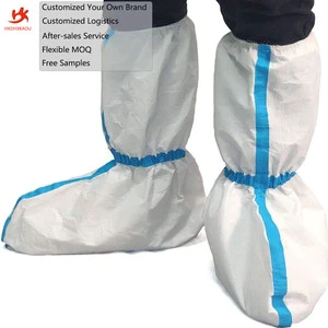 Ppe Industrial Safety Footwear Protective Long High Disposable Shoe Boots Cover