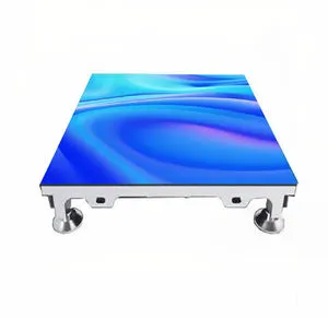 3D LED Dance Floor Panels RGB Emitting Magnetic Lighted Brick Lights for Wedding Party Stage
