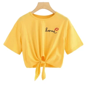 Women's Casual Knitted Embroidered Button Blouse Plus Size Summer Spring Eco-Friendly Breathable Quick Dry Cotton Bamboo Fiber