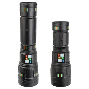Hot Sale KINSACH Aluminum Alloy Torch Telescopic Focusing 4*181350 Batteries Type-c Charging 60w White Laser Lamp Flashlight