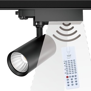 Microwave Sensor Daylight Sensor LED Track Light 30W 35W Remote Control Dimming Motion Sensor Tracking Light