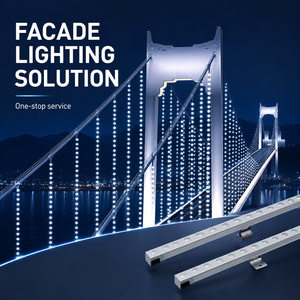 Outdoor Bridge Facade Lighting Solution Providers Custom Exterior 3D Decorative Landscaping Lights for Outdoor Bridge