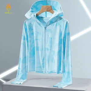 Custom Women Men Summer Outdoor Sun Protection Clothing Women's Removable Brim UPF 50+ UV Sun Protection Skin Jacket Ultra-Light