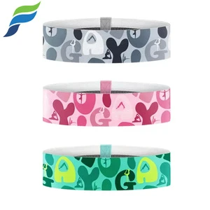 YETFUL Wholesale Resistance Yoga Bands Strips Customized Color High Elastic Polyester Fabric Booty Bands Hip Loops Home Use