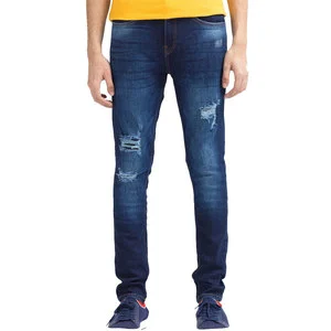 Men's Plus Size Casual Denim Jean Pants New Fashion High Street Style Solid Pattern Breathable Hot Selling Jeans for Autumn
