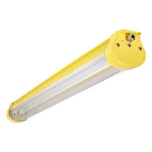 Certified IP66 Explosion-Proof 2x36W T8 Fluorescent Light Fixture Polycarbonate Body Opaque Glass Aluminium Cover 2-Year