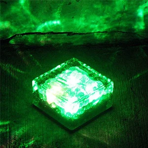 New Design Solar Power Tile Ground Light Underground Outdoor Roadway Garden Floor Lamp